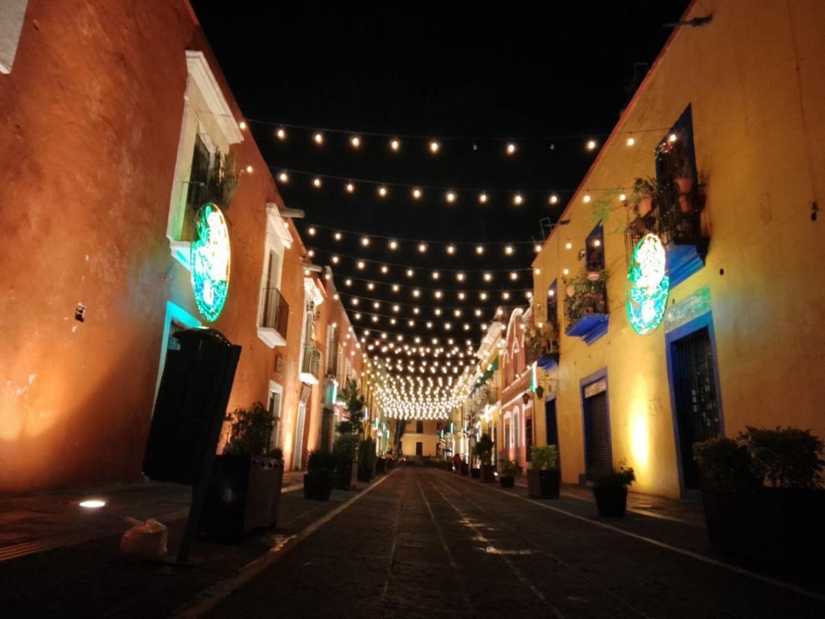 Hostal Azul Puebla Barrio El Alto Exterior foto